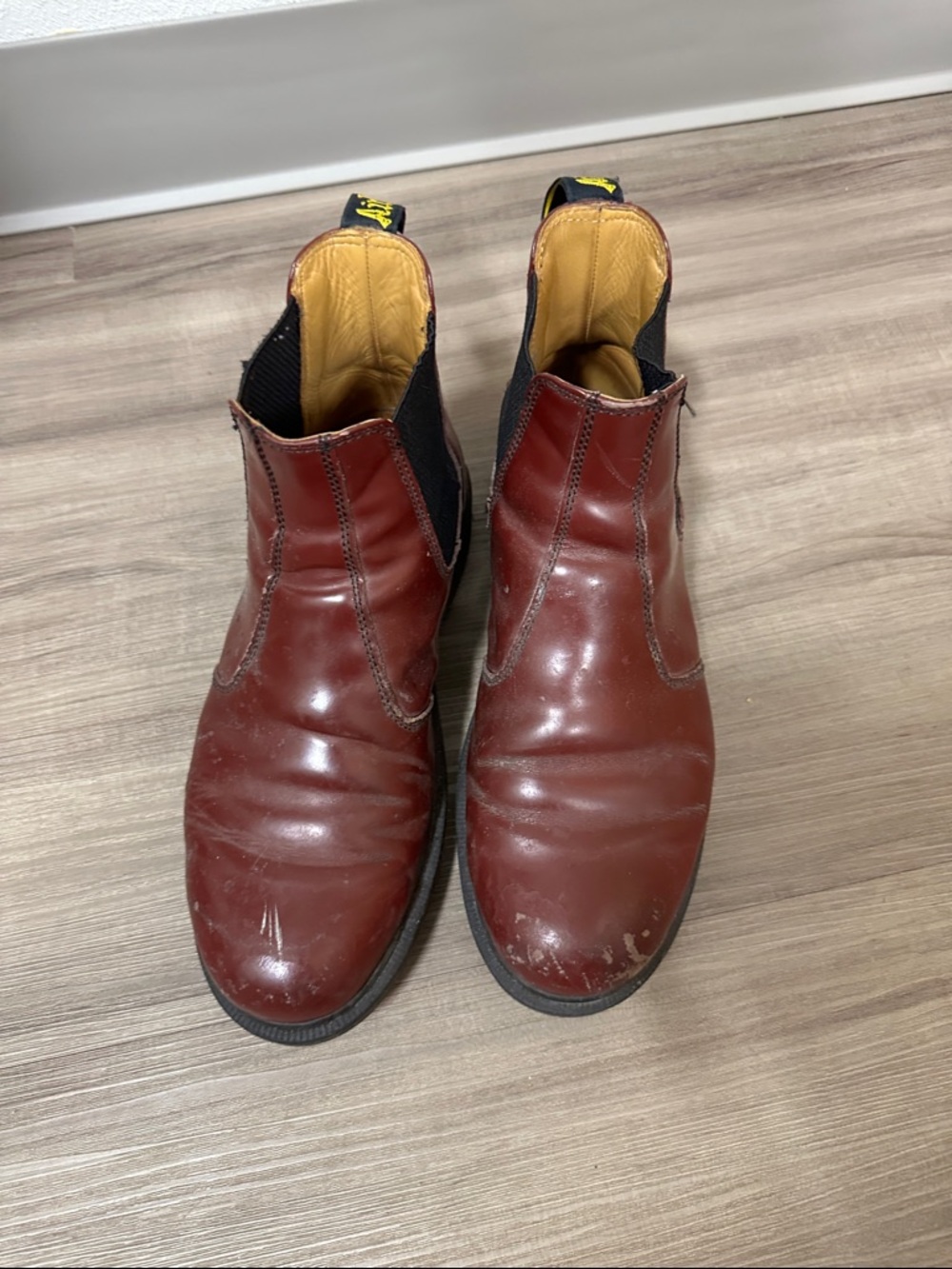 Dr. Martens Men's Burgundy Leather Chukka Boots - Picture 3 of 7